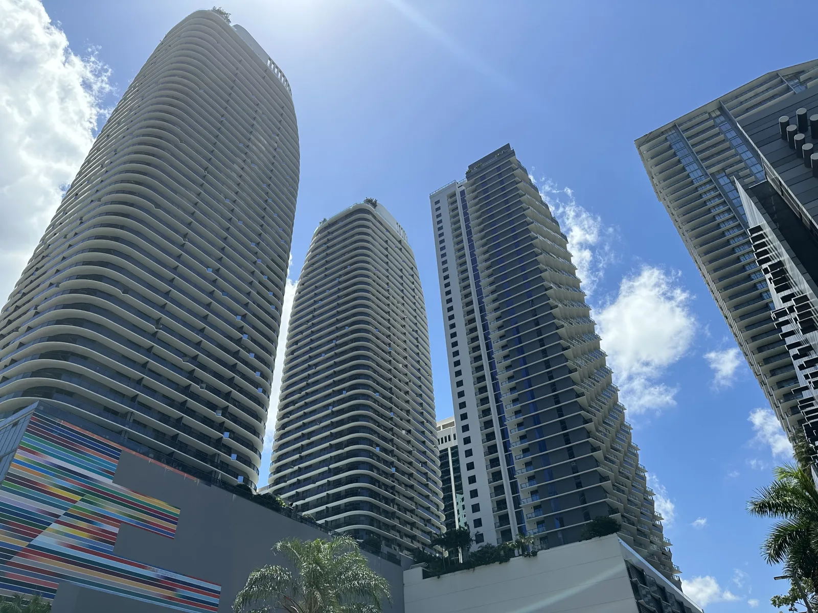 Skyline di Miami e distretto finanziario di Brickell